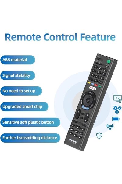 Generic NEW Universal Remote Control - Replacement for All LCD LED HDTV Smart Bravia TVs with YouTube and Ne