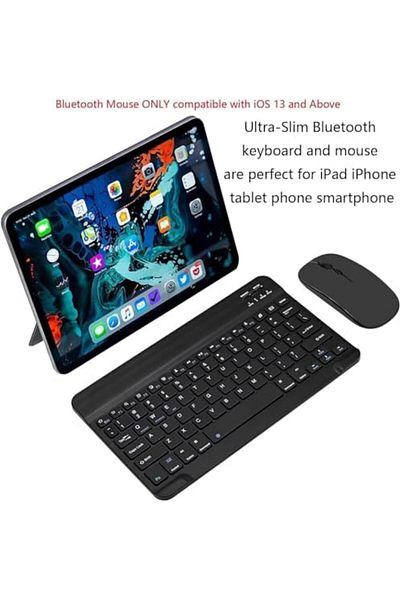 Shopi Ultra-Slim Bluetooth Keyboard and Mouse Combo