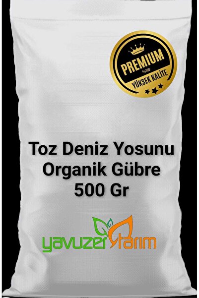 Yavuzer Tarım Deniz Yosunu Bitki Besini Özel Toz Organik Gübre 500 Gr