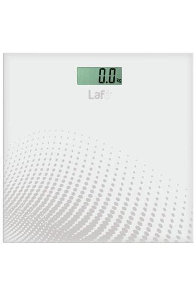 Lafe Cantar de baie WLS 001.1, 150 Kg, afisaj LCD, suprafata sticla (Alb/Gri)