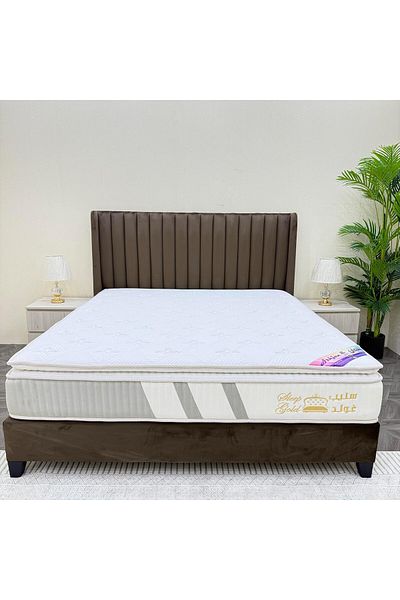 SLEEP GOLD Luxury Hotel Mattress by Sleep Gold - Ashjan Series - Pocket Spring - 30cm Height * 100cm Width * 20