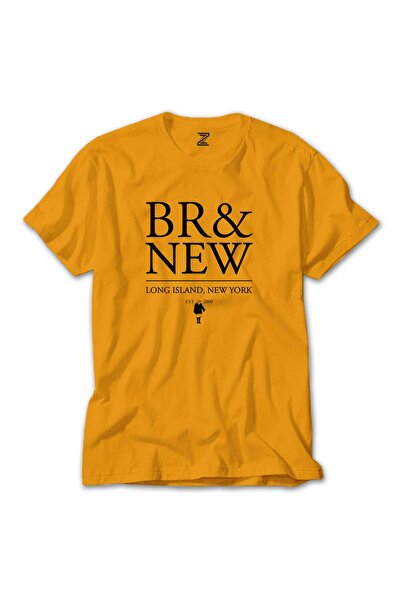 CrowsGate Ολοκαίνουργιο κίτρινο μπλουζάκι Long Island