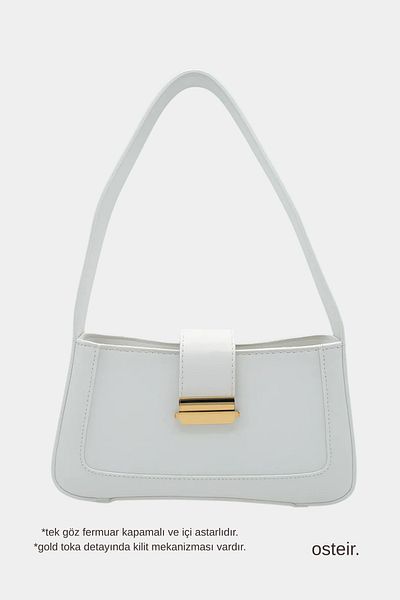 osteir Elegant Women's Shoulder Bag with Leather Look