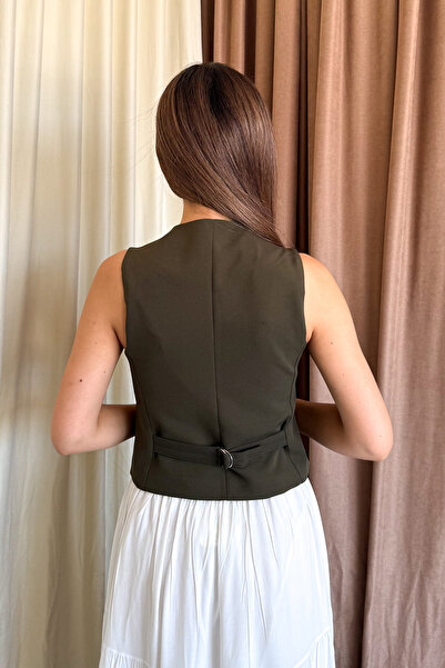 ModaPlaza Γυναικείο γιλέκο με ζώνη πλάτης 6796