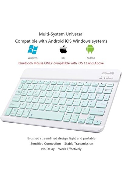 Generic مجموعة لوحة مفاتيح وماوس بلوتوث رفيعة للغاية