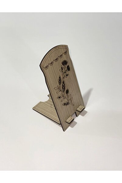 KUMKARA AMBALAJ MATBAA Telefon Tutacağı Masaüstü - Ahşap