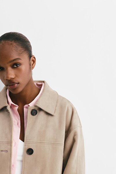 Pull & Bear Suni süet ceket