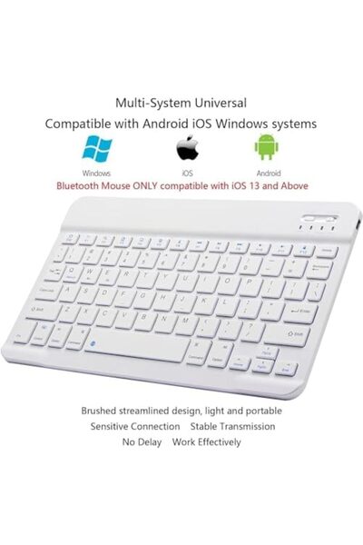 Generic Ultra-Slim Bluetooth Keyboard and Mouse Combo Rechargeable Portable Wireless Keyboard Mouse Set Comp