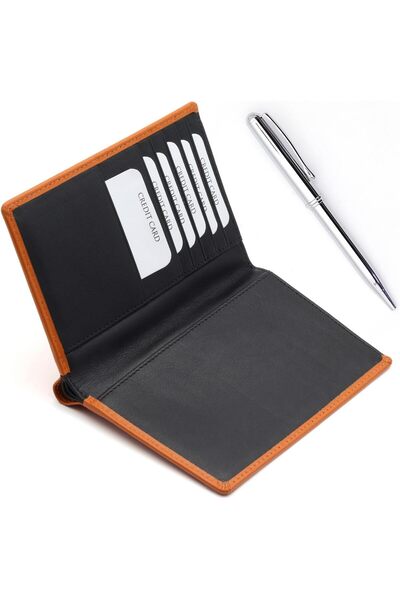 chase plus Passport Holder, Passport Cover, Passport Case with RFID Blocking, Leather Travel Passpor