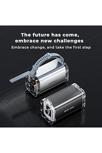 Momax iPowerstone Mini 100W Portable Power Station - Silver