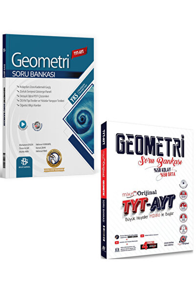 Bilgi Sarmal Yayınları Bilgi Sarmal ve Mikro Orijinal Yayınları TYT AYT Geometri Soru Bankası Seti 2026