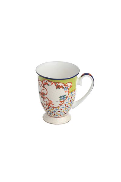 Lucky Art Fiora Bone Mug