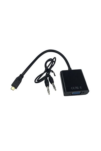 HOPE R Mini HDMI male to VGA female converter cable with audio cable, 15 cm, HOPE R