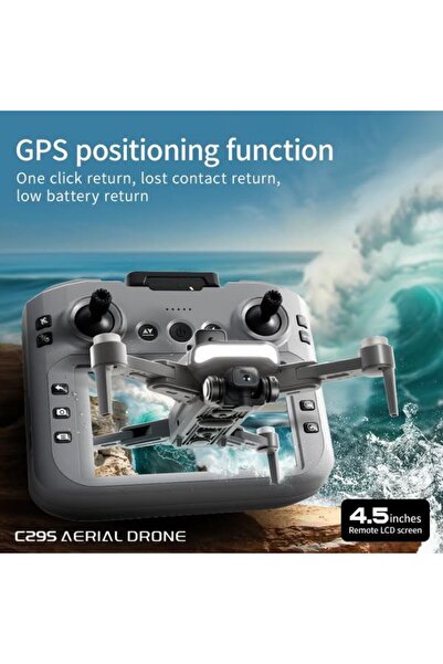 Aırstorr C29S GPS 4K ESC Kameralı Drone 1KM+ Menzil 25 DK Uçuş Brushless Motor Akıllı Kumanda