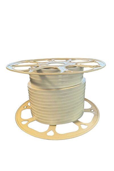 OEM Kit Furtun LED Neon Flex 50m, 220V, 10x10mm, 12W/m, IP65, Blue, Power Cable Included