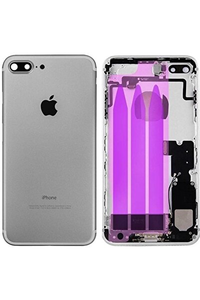 Genel Markalar İphone 7 Plus Kasa Kasa Full Dolu Silver Gümüş