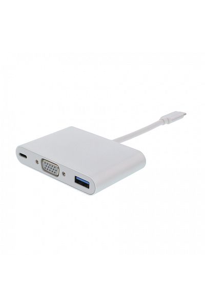 HOPE R Hub Thunderbolt 3, Convertor USB 3.1 Type C la VGA, USB 3.0 si USB Type C