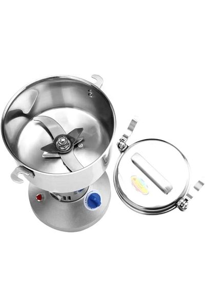 Tradeo Electric Grain Mill Grinder, High-Speed Stainless Steel Pulverizer for Spices, Coffee, Cereals