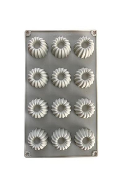 Pastaland Silicone Cake Mold Round Serrated