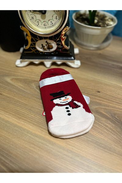 Ünlü Women's New Year's Thermal Booties Socks
