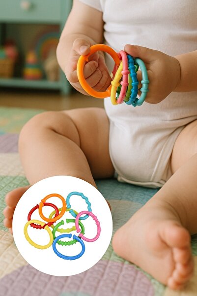Bebekevi Renkli Bebek Aktivite Halkaları