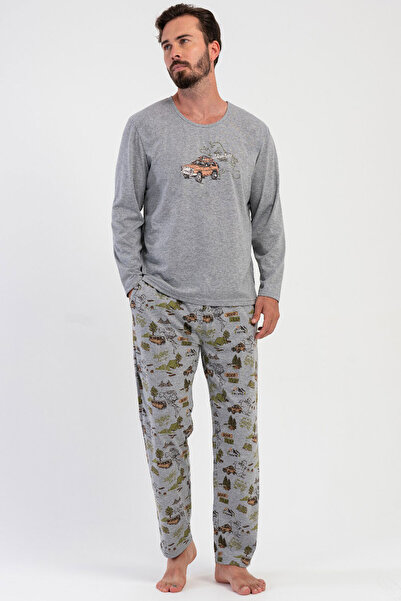 VİENETTA Ανδρικό μακρυμάνικο κοστούμι πιτζάμες, 504035
