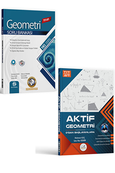 Bilgi Sarmal Yayınları Bilgi Sarmal ve Aktif Öğrenme Yayınlar TYT AYT Geometr...