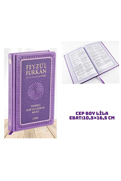 Server Yayınları Feyzü'l Furkan Tefsirli Kur'an-ı Kerim Meali Metinsiz (Cep B...