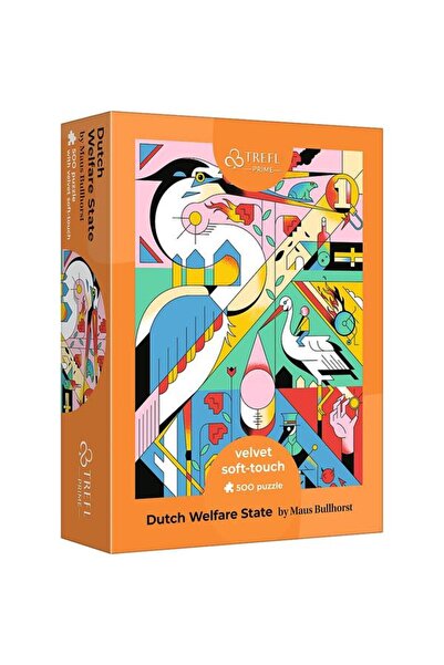 Trefl Παζλ 500 τεμαχίων - Αφηρημένοι πίνακες ζωγραφικής - Βελούδινο απαλό άγγ...