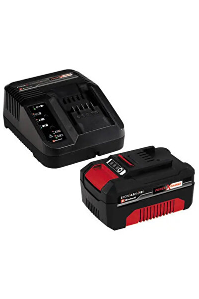 Einhell Kit acumulator si incarcator PXC 4512042, 18 V, 4.0 Ah, putere maxima...