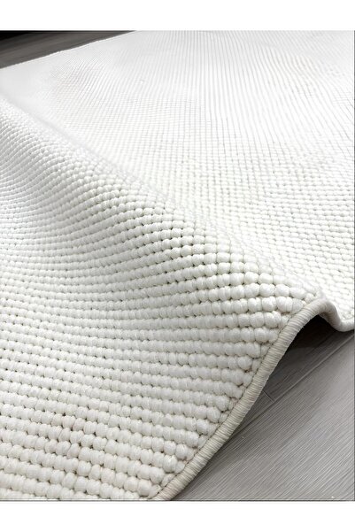 Halı Arzen Home Arzen Bukle Serisi Beyaz Bukle SALON HALISI MUTFAK HALISI ANTRE HALISI