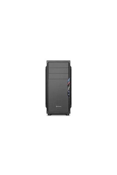 SHARKOON Кутия VS 4-V, Midi Tower, ATX, 2 USB 3.0 порта, Черна
