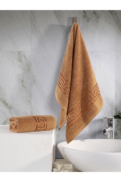 Karna Home Cotton Single Jacquard Greek Towel