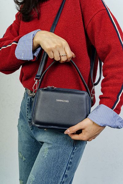 Çanta Trend Very Stylish New Season Hand and Shoulder Bag with Long Strap 3 Compartments 1427