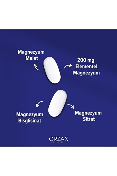 Orzax Ocean Extramag Economic Package 90 Tablets 3 Pieces