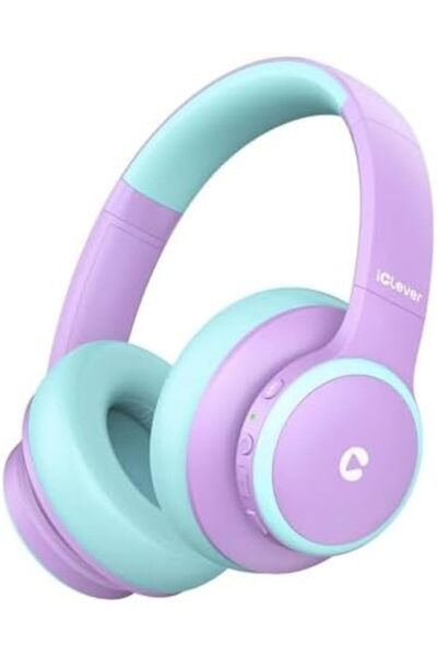 AC BOX Noise Canceling Sound Limited 60 Hours Playback Time Bluetooth Kids Headset Lilac Ac Bo