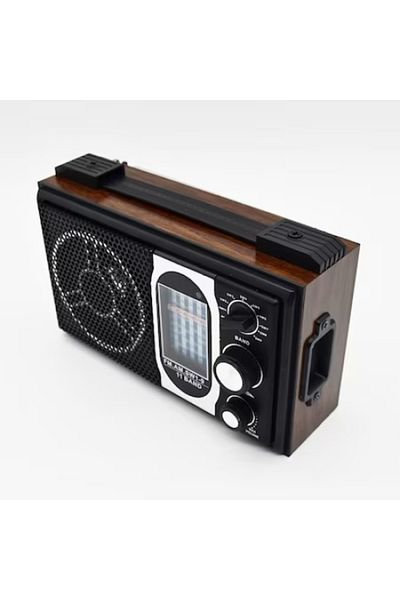 FOXMAG24 Radio, portable, battery or mains powered, with 11 frequency bands, retro model