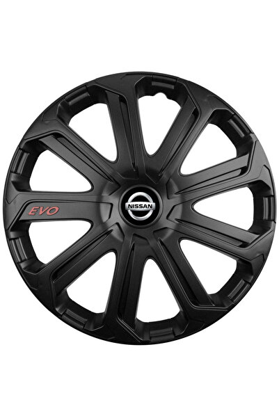 Autohelix MSA Set de 4 capace de jantă Evo negre R15, pentru Nissan
