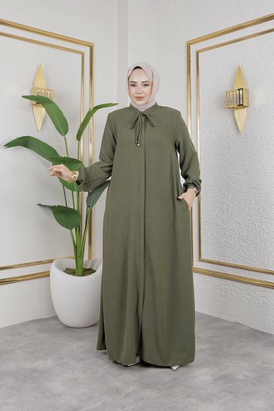 Nevayla Moda Casual Cut Aerobin Fabric Ferace / Green - F137