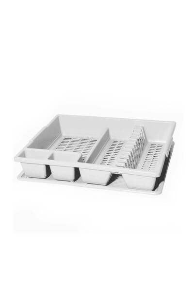 co arma Plasticna Dish rack with tray white