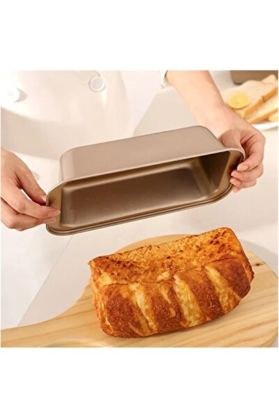 Arabest 5-Pcs Gold Nonstick Baking Set,Oven Bakeware With Bread,Muffin,Cake & Pizza Pans,Easy Clean