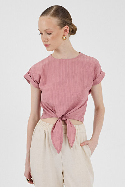 Rays Μπλούζα με λεπτομέρεια με κορδόνια μπροστά 8071A