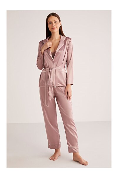 Kom Bianca Satin Pajama Set