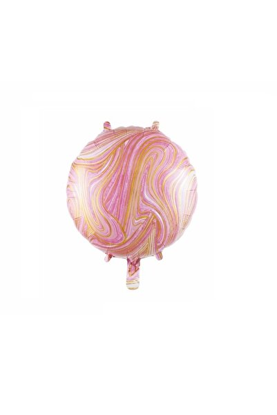 SDX Market Balon figurină din folie de aluminiu, rotund, roz satirizat, 45 cm