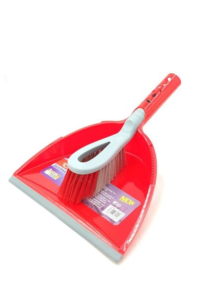 co arma مجموعة تيترا ماكس - مجرفة ومكنسة - أحمر