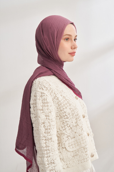 ARMANDA Muslin Degraded Shal - Dried Rose