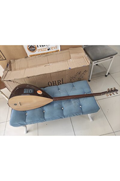 YILMAZ MÜZİK EVİ Uzun sap kahve serisi fişmenli profesyonel saz