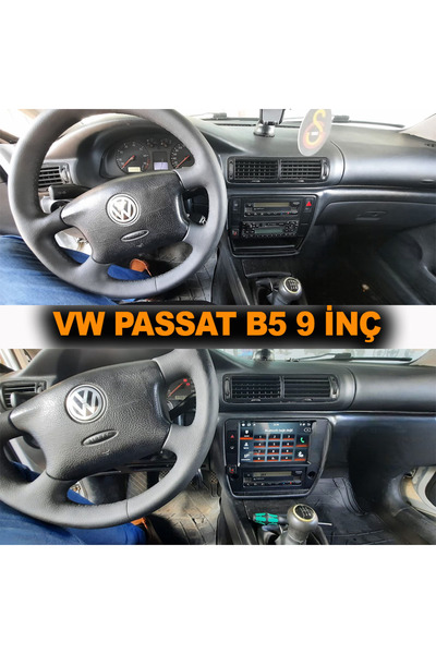 CarSmarT VOLKSWAGEN PASSAT B5-B 5 1997-2005 9 İNÇ 6-64 PRO MODEL QLED EKRAN