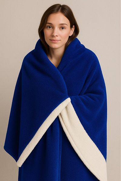 Mulberry Soft Inside Sherpa Textured Tv Blanket 120 X 170