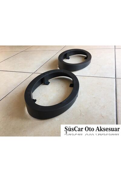 HALL BREATHE 6x9 uyumlu oval hoparlör yükseltici kasnağı, 2 adet, kaliteli se...